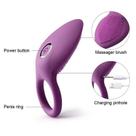 Anel Vibratório 10 Vibrações Do Pênis De Essência De Trava Recarregável Massagem Vibratória Multi-Frequência Ejaculação Retardo Sexual