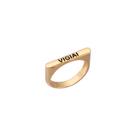 Anel Vigiai GARIMPO Banhado a Ouro 18k Feminino