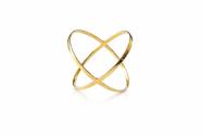 Anel X Ouro 18K - 2.15 Cor:AmareloTamanho:20
