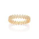 Anel zig zag banhado a ouro BRANCO 513563 Rommanel Cor:BRANCOTamanho:22