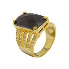 Anel Zircônia Dourado AN2324 Anel Zircônia Dourado AN2324
