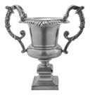 Ânfora Classica Art Noveau Aluminio Prateado Impecavel Luxo
