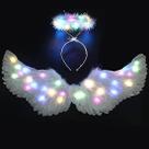 Angel Wings, ilumine Angel Wings e Halo com luzes LED,