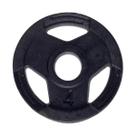 Anilha 4kg sport para musculação fitness academia treino de força compatível com barras e equipamentos resistente durável