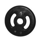 Anilha de Ferro Fundido Injetada Alça Lateral 1,0Kg