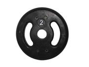 Anilha de Ferro Fundido Injetada Alça Lateral 2,0Kg