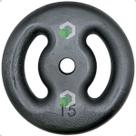 Anilha de Ferro Fundido Pintada - 15 Kg
