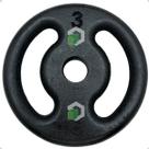 Anilha de Ferro Fundido Pintada - 3 Kg
