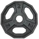 Anilha Dectagonal de Ferro Fundido - 2Kg Anilha Dectagonal de Ferro Fundido - 2Kg