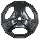 Anilha Dectagonal Emborrachada - 20Kg Anilha Dectagonal Emborrachada - 20Kg
