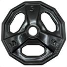 Anilha Dectagonal Emborrachada - 5Kg Anilha Dectagonal Emborrachada - 5Kg