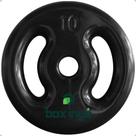 Anilha Emborrachada 10 Kg - Preta