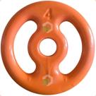 Anilha Emborrachada 4 Kg - Laranja