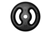 Anilha pintada 10kg - preta