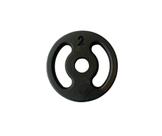 Anilha pintada 2kg - preta Anilha pintada 2kg - preta