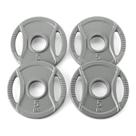 Anilhas de Peso Amazon Basics 2 polegadas Olímpicas 5 lb Jogo com 4