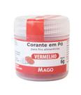 Anilina Em Pó Corante Pra Massa Vermelho 6 Gramas Mago