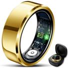 Anillo Inteligente vvituaC Dorado Rastreador de Actividad y Presión Arterial