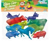 Animais da Fazenda 10x1 Kit com 10 Miniaturas Educativas de Animais Infantil