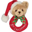 Animais de pelúcia da coleção Bearington Baby 1st Christmas