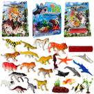 Animais Miniatura Fazenda Safari Oceano Brinquedo Animal Kit