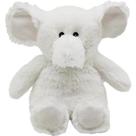 Animal de pelúcia aquece elefante branco, disponível para micro-ondas com lavanda