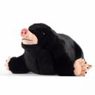 Animal de pelúcia FRANKIEZHOU Realistic Toupeira preta com 30 cm de comprimento