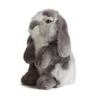 Animal de pelúcia Living Nature Grey Sitting Lop Eared Rabbit