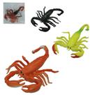 Animal escorpiao de pvc emborrachado colors 17x11cm - OM UTILIDADES