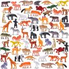 Animal Toy KarberDark Mini Wild Jungle, pacote 64 para crianças