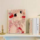Anime chobits clássico anime cartaz retro papel kraft adesivo diy sala bar café decoração da parede