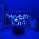 Anime de fotos da equipe Night Light Donbrothers Doujinshi USB 5V