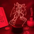 Anime de TV de acrílico 3D com luz noturna Digimon Battle Greymon