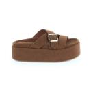 Anita - Flat Plataforma Caramelo com Fivela Ajustável Anita - Flat Plataforma Caramelo com Fivela Ajustável