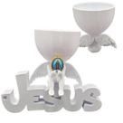 Anjinho da Guarda Nossa Senhorada Aparecida Jesus 3d Vaso Anjinho da Guarda Nossa Senhorada Aparecida Jesus 3d Vaso
