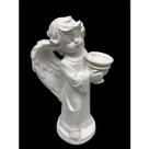 Anjo Castiçal De Vela De 19 Cm lindo para Batizados , casamentos e ornamentação
