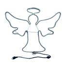 Anjo com Auréola Branco Luz Quente 127V