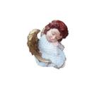 Anjo da Guarda Sentado Perolado 15 cm