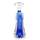 Anjo Em Cristal Murano Água Marinha - São Marcos