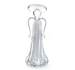 Anjo Em Cristal Murano Cinza - São Marcos 21cm