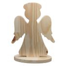 Anjo Grande 46x35 Madeira Pinus Decoração de Natal Presépio