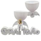 Anjo Imagem Decoração Oração Santa Cecilia Gratidão 3D Anjo Imagem Decoração Oração Santa Cecilia Gratidão 3D
