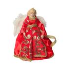 Anjo Vermelho Enfeite Decoração De Luxo Arvore De Natal 17cm