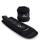 Ankle Weights Fragraim, par de 3 libras, alça ajustável preta