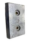 Anodo de zinco para embarcação placa casco mares 45