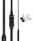 Antena Argentina PX Viúva Negra Black Steelpar Com Base Prolongada e Bobina Central