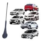 Antena automotiva haste decorativa universal preta gol celta mobi strada palio todos