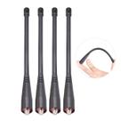 Antena Bingfu de banda dupla VHF UHF 136-174 MHz 400-470 MHz, pacote com 4