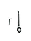 Antena Corta Pipa Cromo Retrátil Aço Inox e Alumínio 65 cm