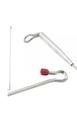 Antena Corta Pipa Moto Fixa Retrovisor Aço Inox Zincada M3b